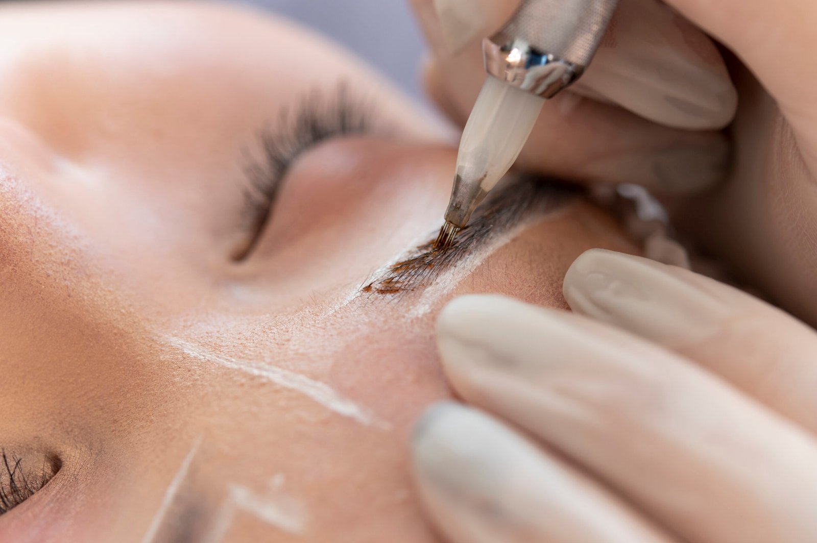 Sopracciglia con microblading a Varese, risultato naturale